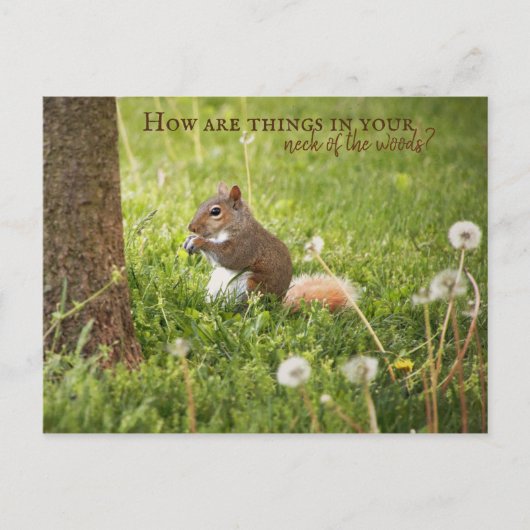 私の森の首から君のはがきに ポストカード (正面)