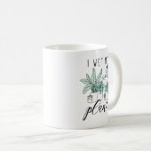 私の植物が濡れた コーヒーマグカップ (正面右)