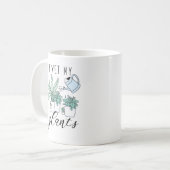 私の植物が濡れた コーヒーマグカップ (正面左)