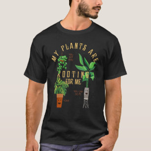 私の植物を育てるガーデニングは私のために私の幸せな農場 Tシャツ