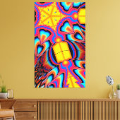 私の業を見よ、強き、絶望 キャンバスプリント (インサイチュ (リビング))