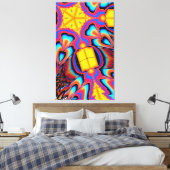 私の業を見よ、強き、絶望 キャンバスプリント (インサイチュ (寝室))