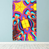 私の業を見よ、強き、絶望 キャンバスプリント (インサイチュ (ウッドフロア))