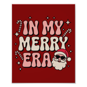 私の楽しい時代のクリスマス かわいいグルービーなXmas フォトプリント