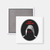 私の概念を気にしないイラストレーション マグネット (正面/裏面)