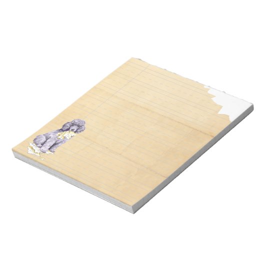 私の標準的なポー食べル私の宿題 ノートパッド (回転)