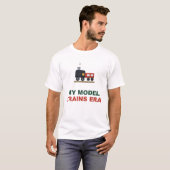 私の模型鉄道の時代 Tシャツ (正面フル)