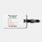 私の権利を支配するもの – 憲法 ラゲッジタグ (裏面横)