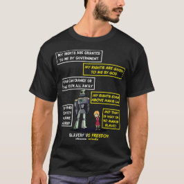 私の権利（黒）Tシャツ Tシャツ