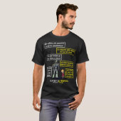 私の権利（黒）Tシャツ Tシャツ (正面フル)
