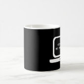 私の機械の仕事 コーヒーマグカップ (中央)