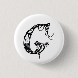 私の機械"G"ボタンの幽霊 缶バッジ