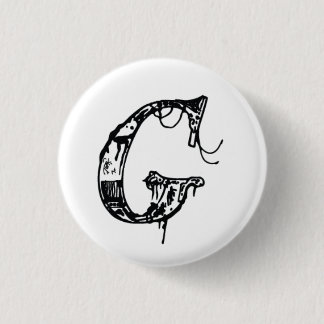 私の機械"G"ボタンの幽霊 缶バッジ