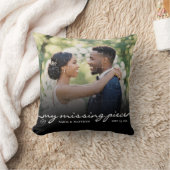 私の欠けているピース フォト ジグソーパズル ウェディング クッション (ブランケット)