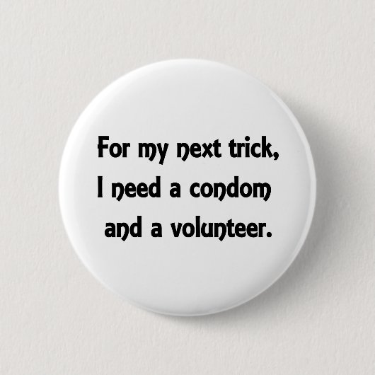 私の次のトリック 缶バッジ (正面)