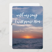 私の歌で彼を褒める聖なる書物、 経典 (正面/裏面)