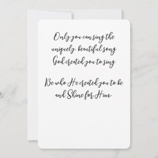 私の歌で彼を褒める聖なる書物、 経典 (裏面)