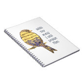 私の歌で私は彼を賞賛する聖書の聖なる書物、 経典鳥 ノートブック (右側)