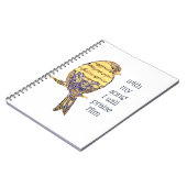 私の歌で私は彼を賞賛する聖書の聖なる書物、 経典鳥 ノートブック (左側)