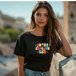 私の歌唱時代のグルーヴTシャツのレトロ Tシャツ