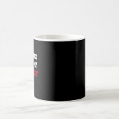 私の正しい声を使わせない コーヒーマグカップ (中央)