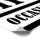 私の正気のポスターにおもしろい質問 ポスター (角)