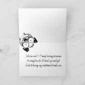 私の正気の回復が早いことを祈る カード (内部)