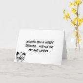 私の正気の回復が早いことを祈る カード (黄色い花)