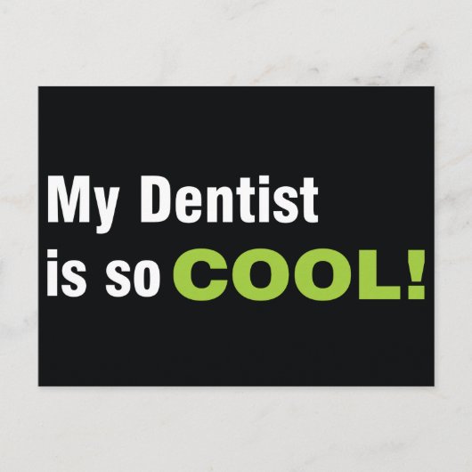 私の歯医者ははがきクールだ ポストカード (正面)