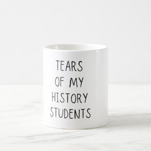 私の歴史の学生たちの涙 コーヒーマグカップ