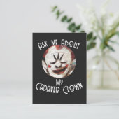 私の死体ピエロについて聞いて インビテーションポストカード (スタンド正面)