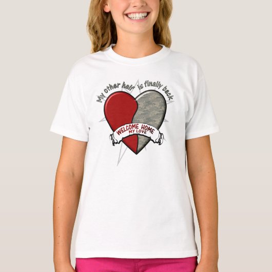 私の残りの半分は最終的に背部です Tシャツ (正面)