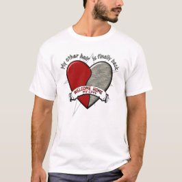 私の残りの半分は最終的に背部です Tシャツ