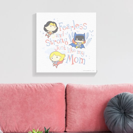 私の母と同じように恐れを知らず強く キャンバスプリント (インサイチュ (リビング))