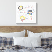 私の母と同じように恐れを知らず強く キャンバスプリント (インサイチュ (寝室))