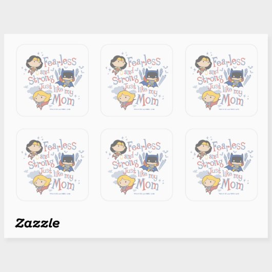 私の母と同じように恐れを知らず強く スクエアシール (シート)