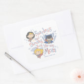 私の母と同じように恐れを知らず強く スクエアシール (封筒)