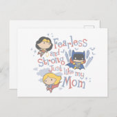 私の母と同じように恐れを知らず強く ポストカード (正面/裏面)