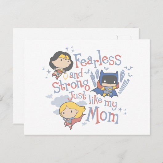 私の母と同じように恐れを知らず強く ポストカード (正面/裏面)