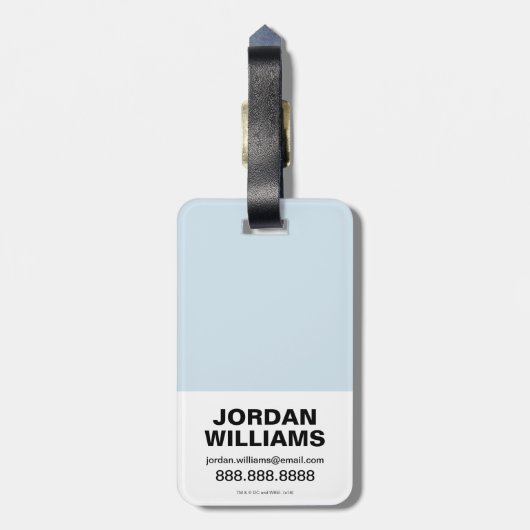 私の母と同じように恐れを知らず強く ラゲッジタグ (裏面縦)