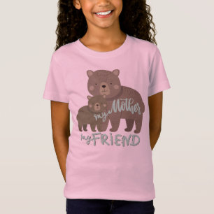 私の母と私の友人 Tシャツ