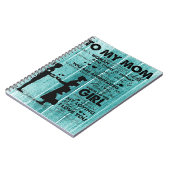 私の母にとって素敵な引用文 |母への贈り物 ノートブック (左側)