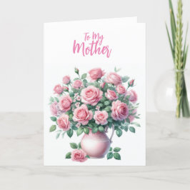 私の母によくカードを取る サンキューカード