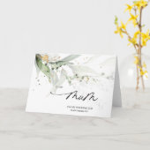 私の母にユーディングデイギフトの花嫁からのユーカリ カード (黄色い花)