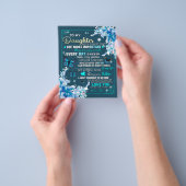 私の母に贈り物、娘と母、蝶の愛好家 チラシ (手)