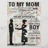 私の母に、母の誕生日ギフト、母への手紙 メニュー (正面)