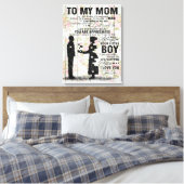 私の母に、母誕生日ギフト、母への手紙は可能 キャンバスプリント (インサイチュ (寝室))