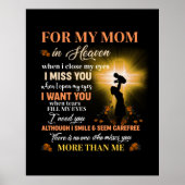 私の母のために天国のメモリアルデーギフト息子 ポスター (正面)