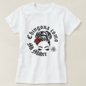 私の母のように強い女性のTシャツ Tシャツ (デザイン正面)