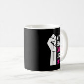 私の母のビート乳がんボス戦士Survのような コーヒーマグカップ (正面右)